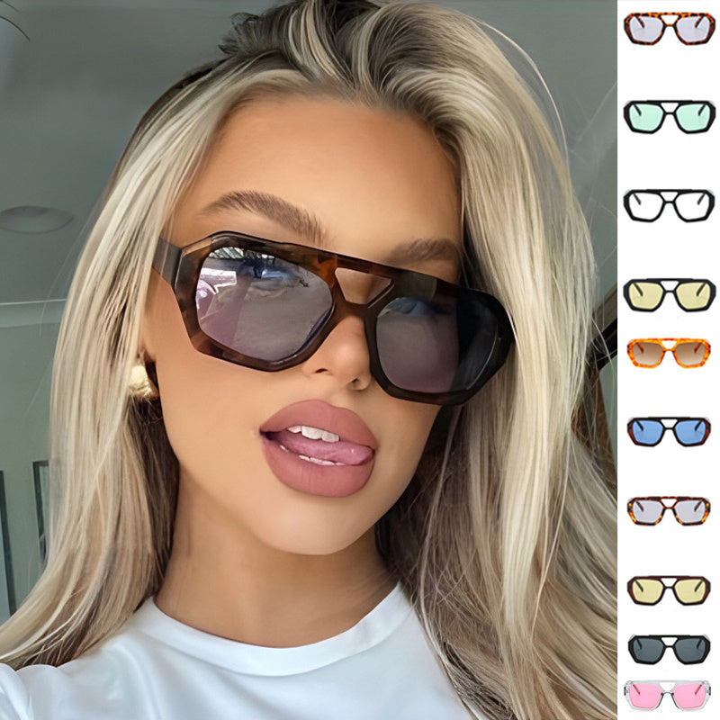 Oversized Leopard Sunglasses – Bold Summer Beach Shades - Infinity Beautiful Boutique