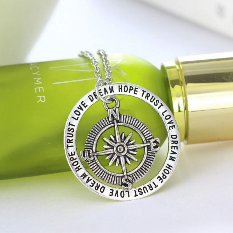Infinity Beautiful Compass Necklace