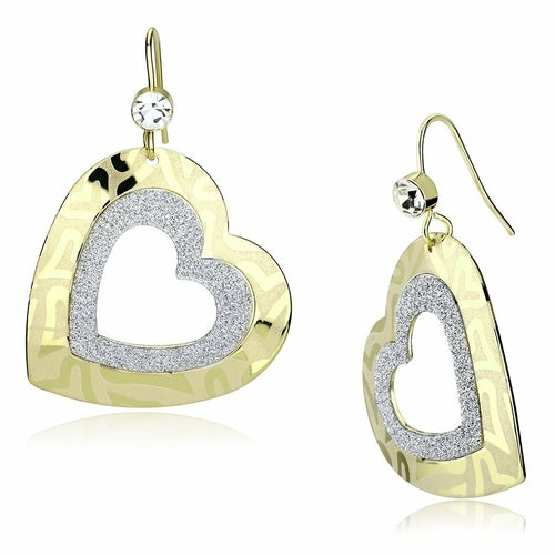 Infinity Beautiful Stainless Steel Herringbone Bow Earrings