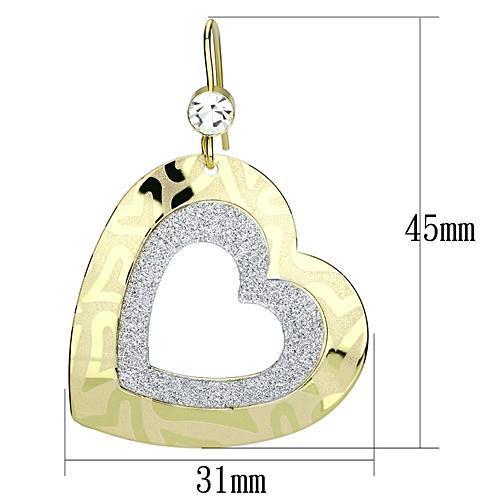 Infinity Beautiful Stainless Steel Herringbone Bow Earrings