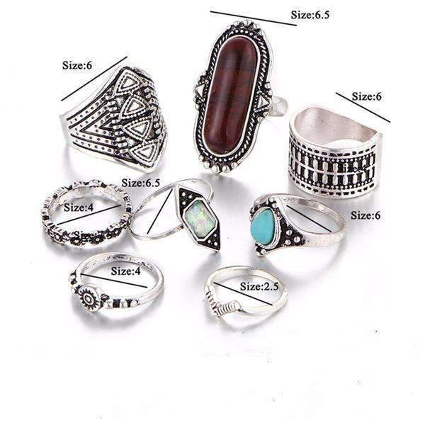 Infinity Beautiful Boho Ring Set