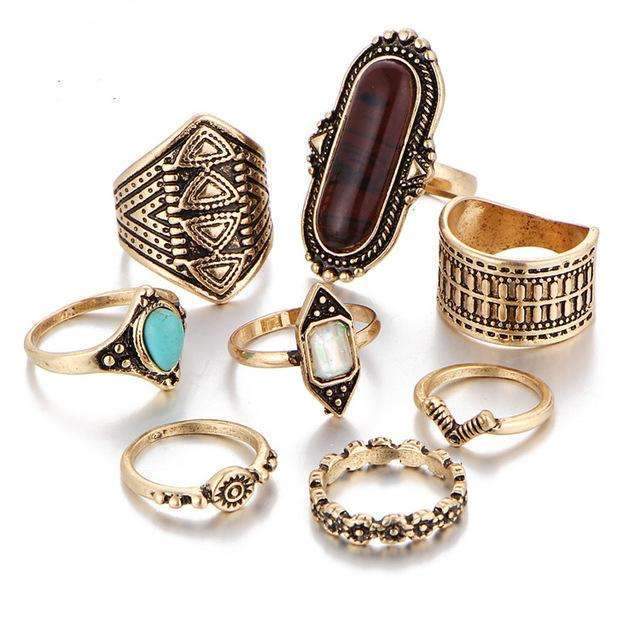 Infinity Beautiful Boho Ring Set