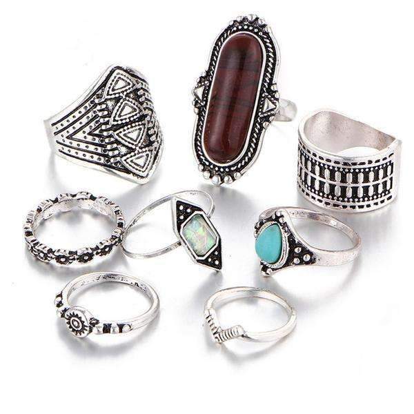 Infinity Beautiful Boho Ring Set