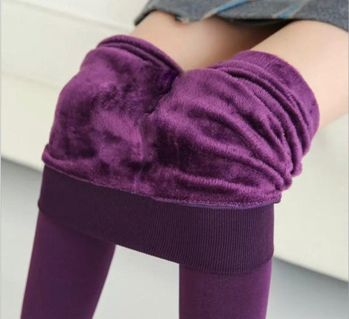Women‚ Äôs Fleece Leggings High Waist Stretchy Warm Leggings One Size - Infinity Beautiful Boutique