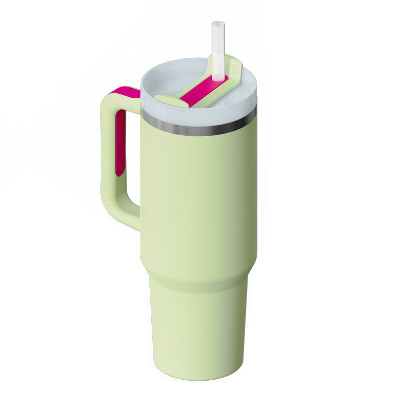 40oz Tumbler – Insulated Stainless Steel with Handle & Straw - Infinity Beautiful Boutique