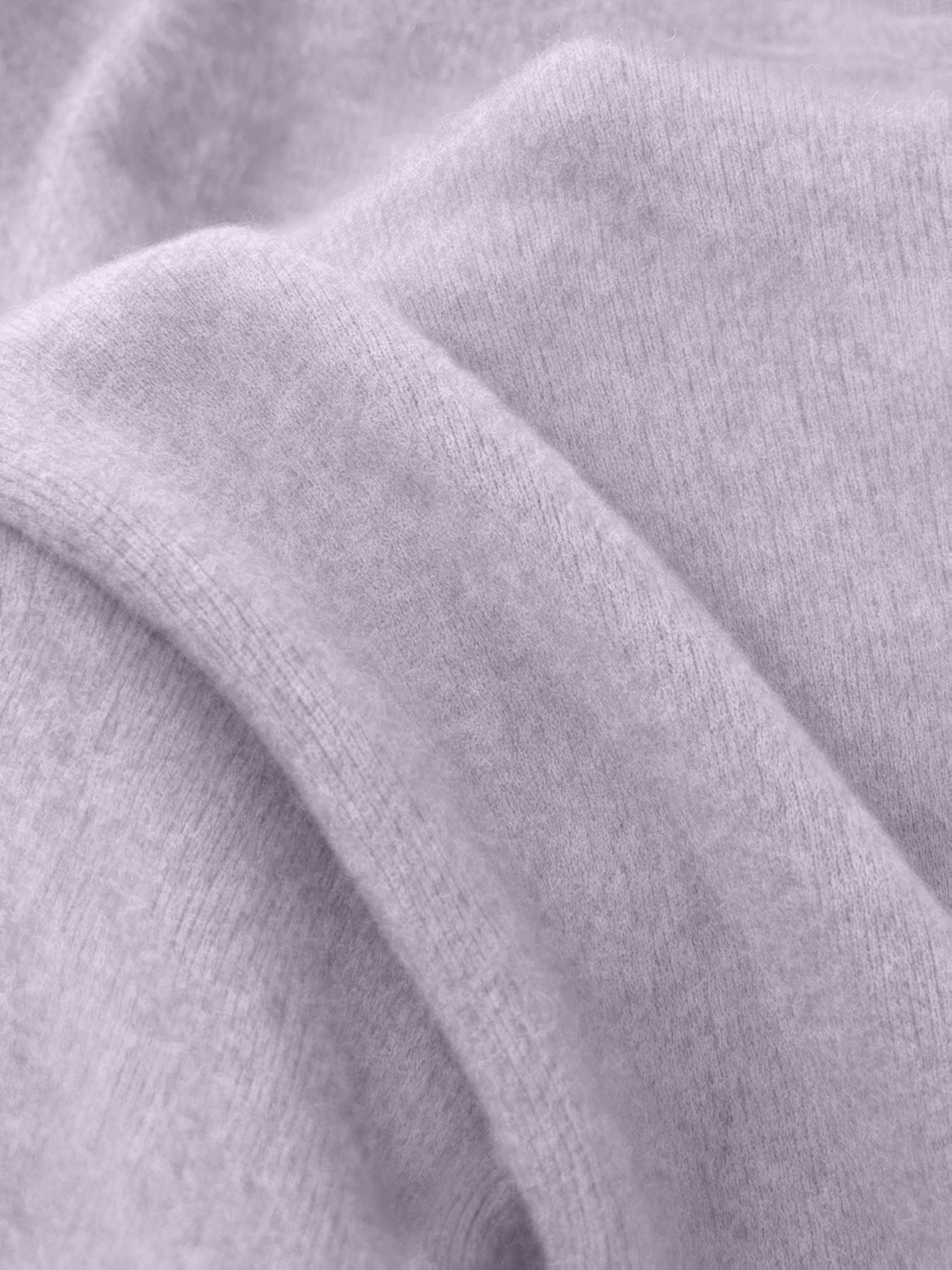 Women’s Heart Print Faux Fur Crew Neck Sweater