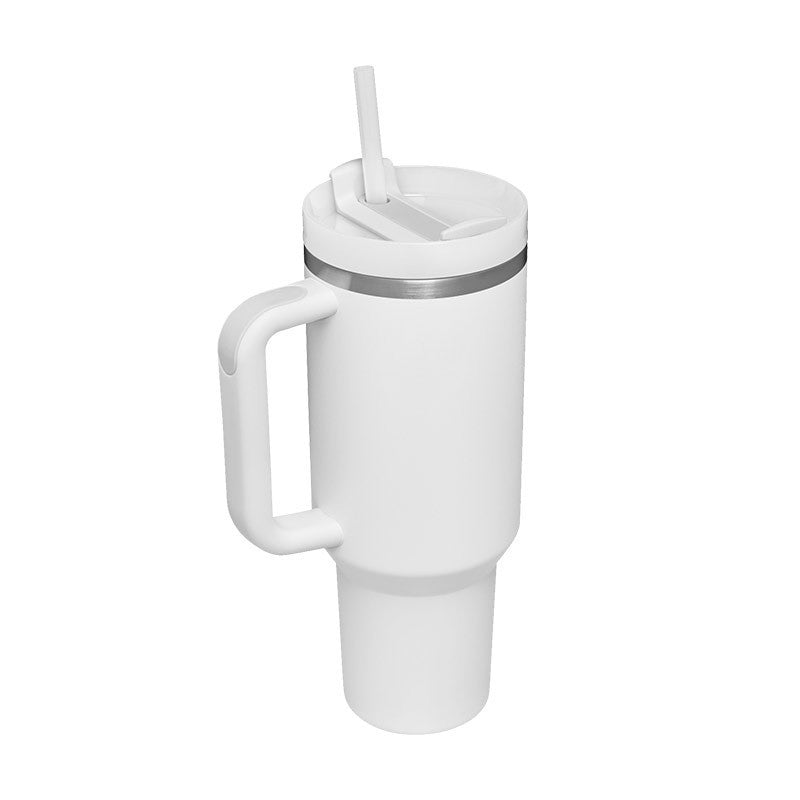 40oz Tumbler – Insulated Stainless Steel with Handle & Straw - Infinity Beautiful Boutique