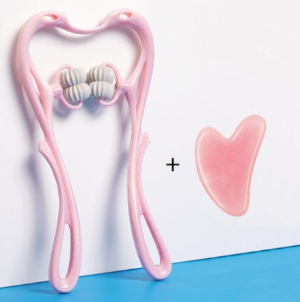 Multifunctional Manual Six-wheel Neck Massager Massage Relieve Roller Massage Tool - Infinity Beautiful Boutique