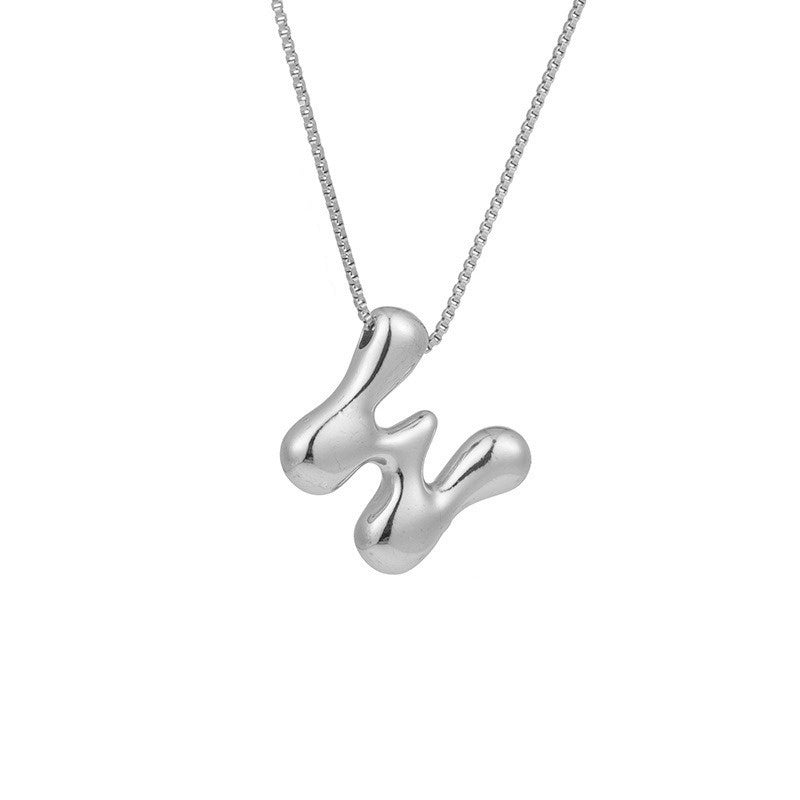 Gold Letter Initial Necklace – Statement Chain Jewelry