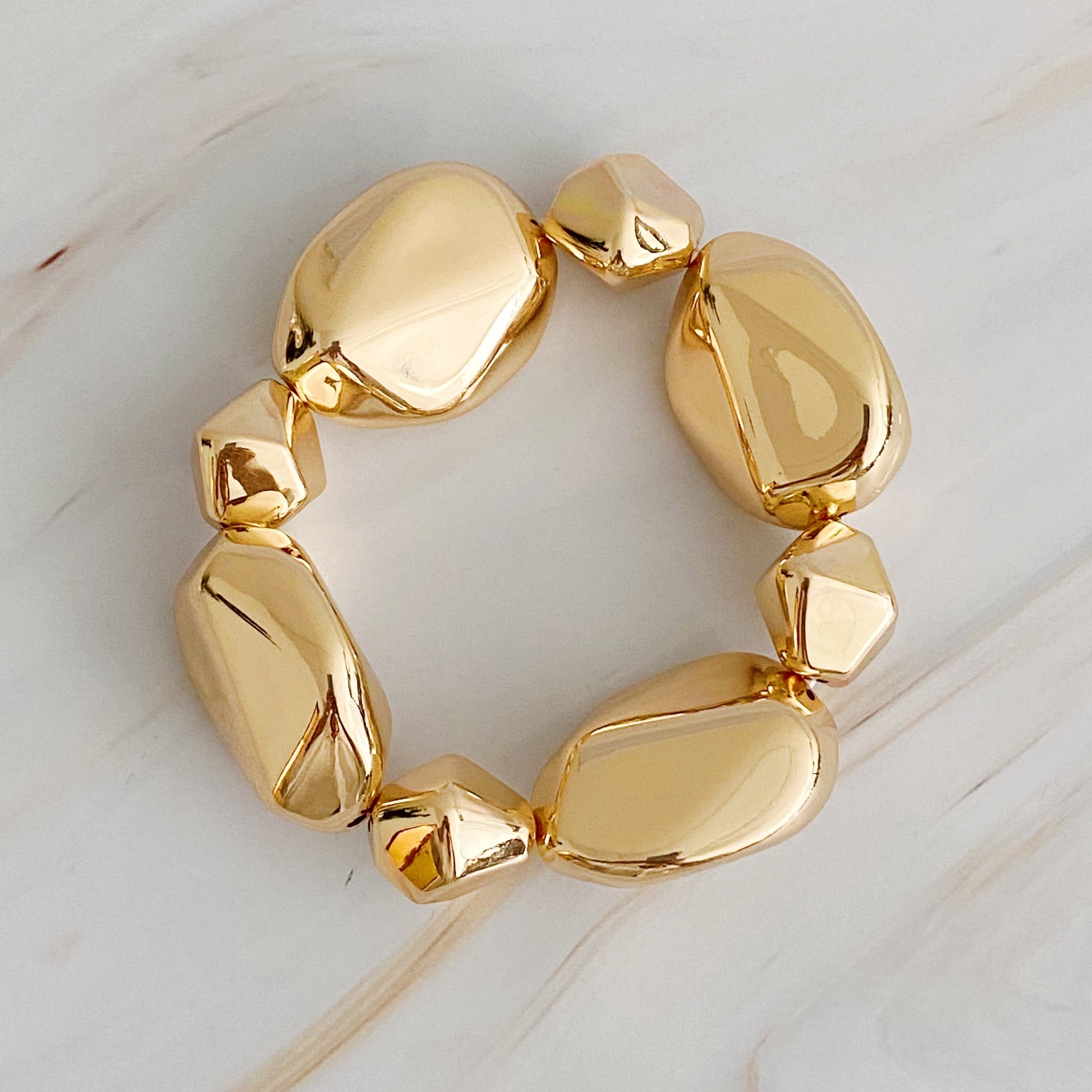 Infinity Beautiful Elegant Gold Stone Bracelet - Infinity Beautiful Boutique