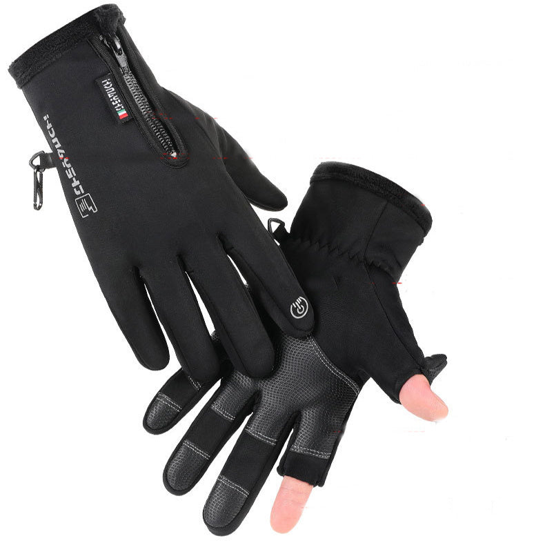 Opened-Finger Gloves Touchscreen Unisex Waterproof Windproof Warm Winter Gloves For Cycling Fishing Skiing - Infinity Beautiful Boutique
