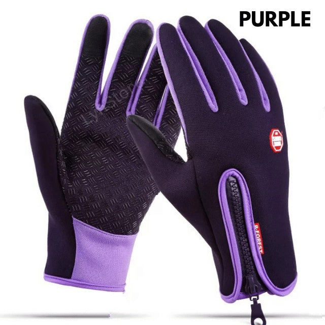 Winter Gloves Touch Screen Riding Motorcycle Sliding Waterproof Sports Gloves With Fleece - Infinity Beautiful Boutique