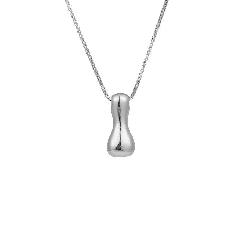 Gold Letter Initial Necklace – Statement Chain Jewelry