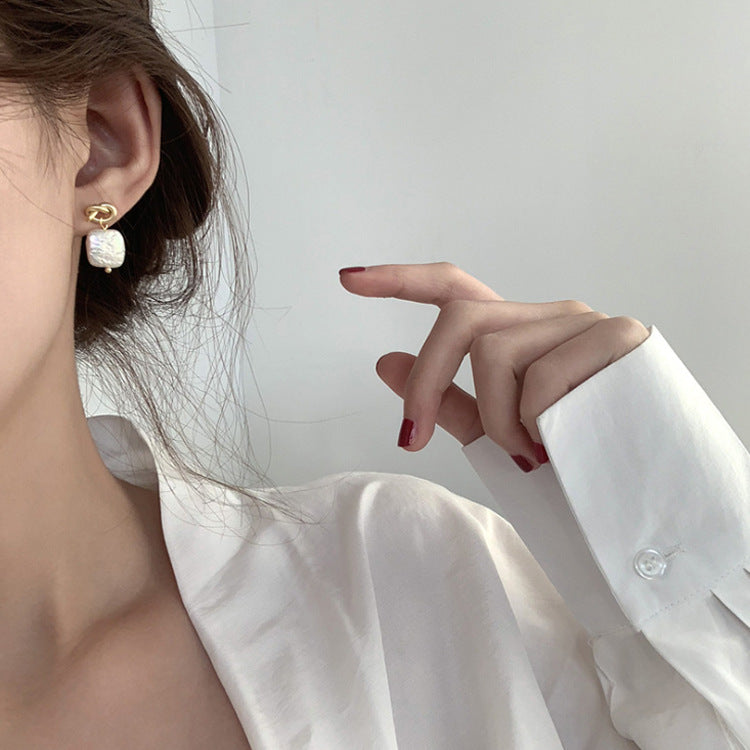 Natural pearl earrings - Infinity Beautiful Boutique