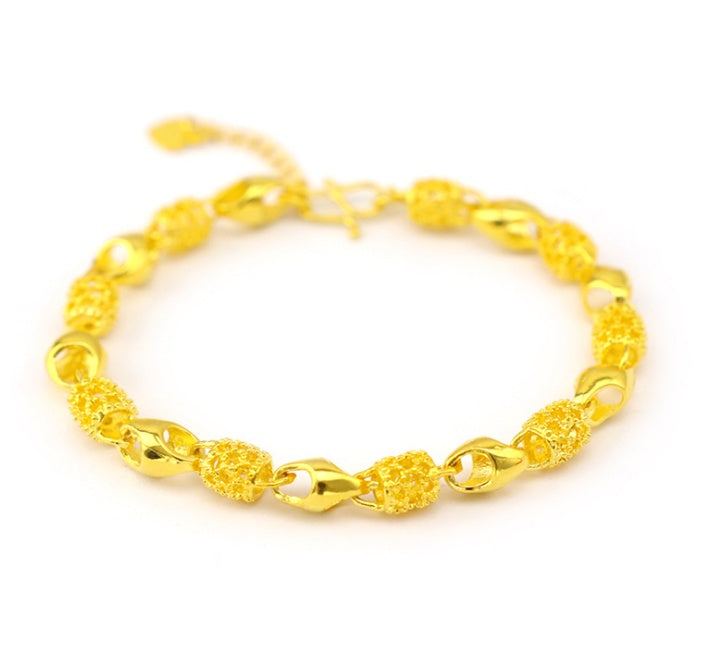 Gold-plated brass bracelet - Infinity Beautiful Boutique