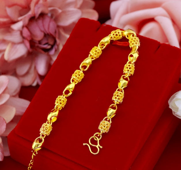 Gold-plated brass bracelet - Infinity Beautiful Boutique