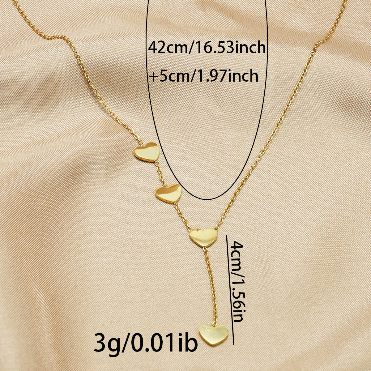 18K Gold-Plated Celestial Necklace – Butterfly & Heart Charm