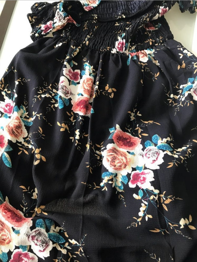 Infinity Beautiful Boho Maxi Dress – Off-Shoulder Summer Beach Style - Infinity Beautiful Boutique