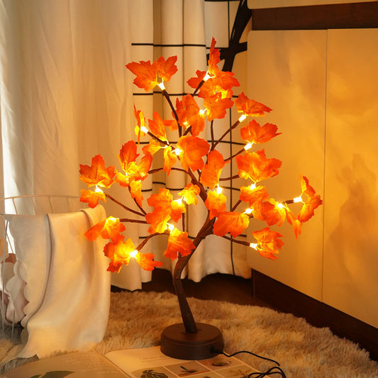 LED Table Lamp Maple Tree USB Fairy Night Lights For Christmas Wedding Parties Home Decoration - Infinity Beautiful Boutique