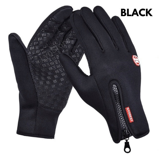 Winter Gloves Touch Screen Riding Motorcycle Sliding Waterproof Sports Gloves With Fleece - Infinity Beautiful Boutique