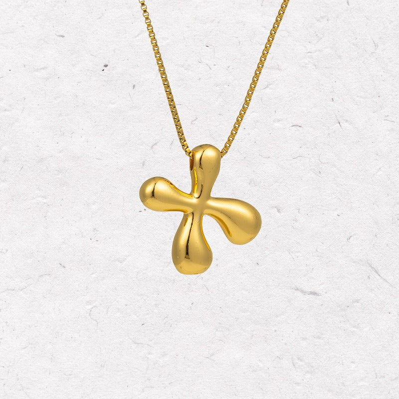 Gold Letter Initial Necklace – Statement Chain Jewelry