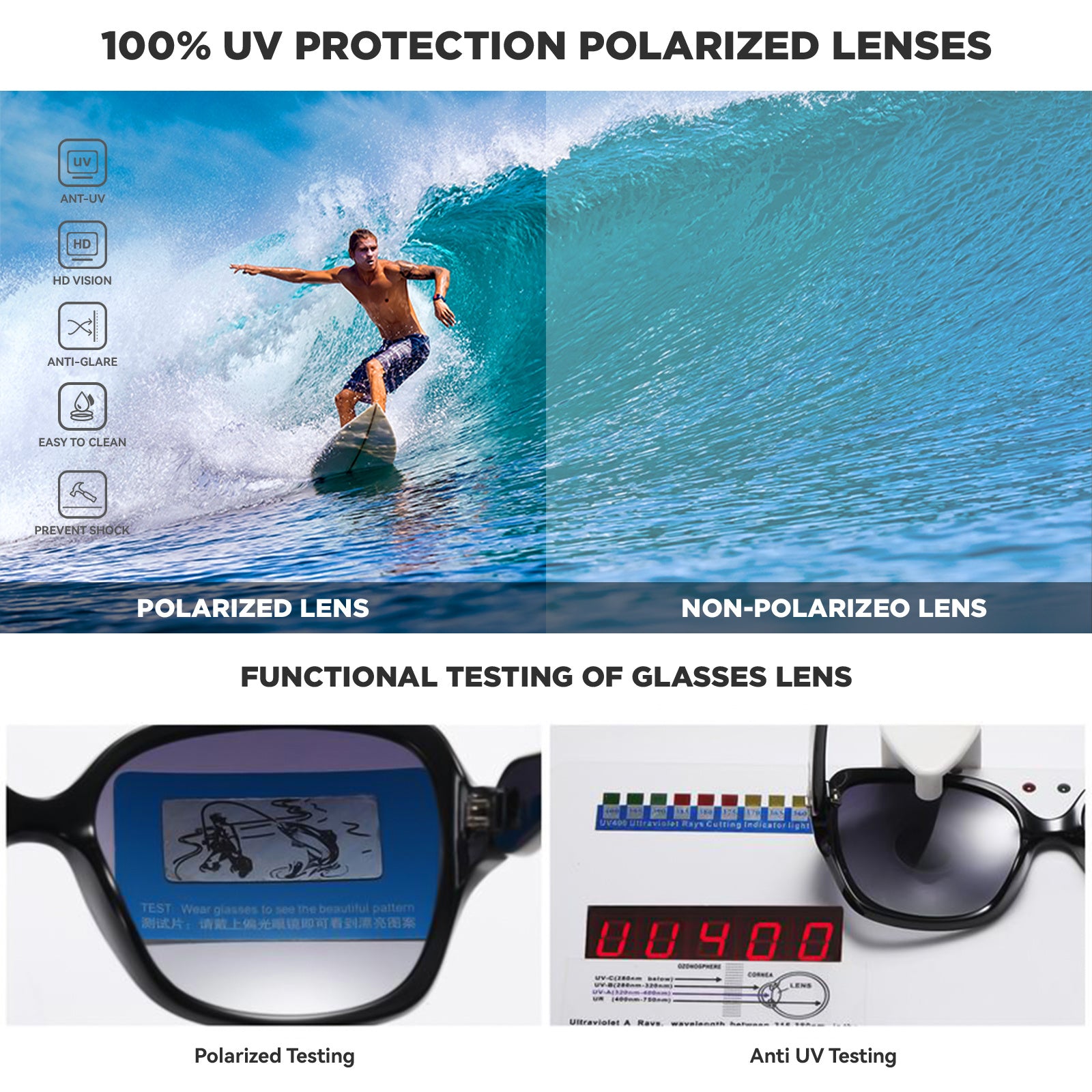 Infinity Beautiful Premium HD Polarized Sunglasses – UV400 Protection, Anti-Scratch, and High-Clarity Lenses - Infinity Beautiful Boutique