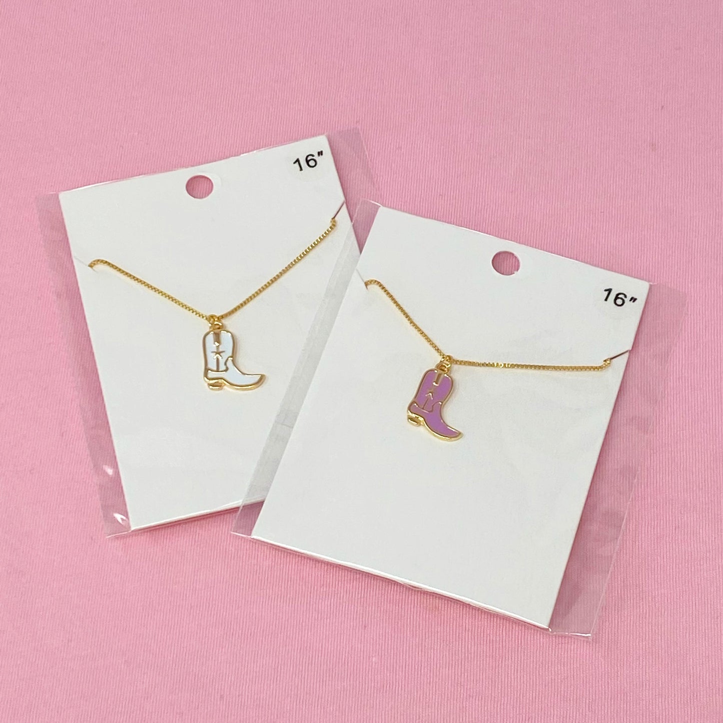 Infinity Beautiful Cowgirl Boot Pendant Necklace - Infinity Beautiful Boutique