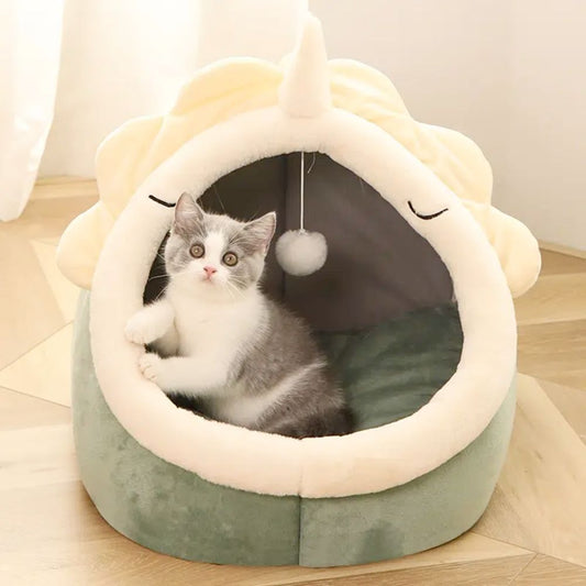 Adorable Dinosaur Pet House & Toy Set Cat