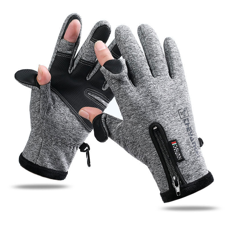 Opened-Finger Gloves Touchscreen Unisex Waterproof Windproof Warm Winter Gloves For Cycling Fishing Skiing - Infinity Beautiful Boutique