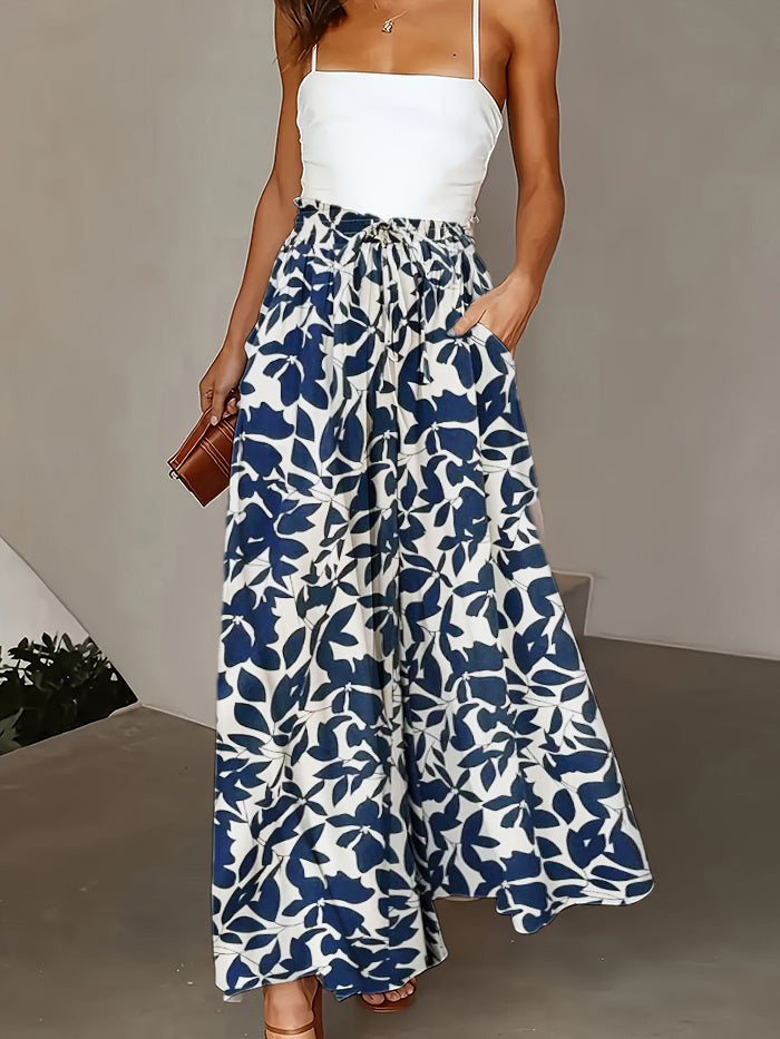 Infinity Beautiful Plus Wide-Leg Pants – Paperbag Waist with Tie Front & Pockets for Effortless Spring/Summer Style - Infinity Beautiful Boutique
