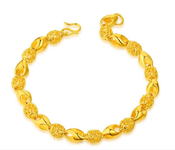 Gold-plated brass bracelet - Infinity Beautiful Boutique