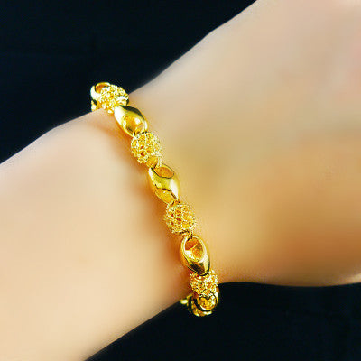 Gold-plated brass bracelet - Infinity Beautiful Boutique