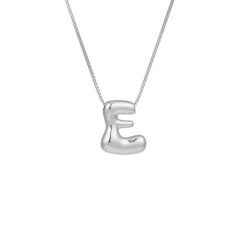 Gold Letter Initial Necklace – Statement Chain Jewelry