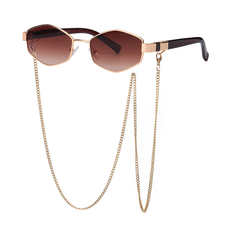 Infinity Beautiful Women’s Chain Sunglasses – Korean Style Fashion Eyewear - Infinity Beautiful Boutique