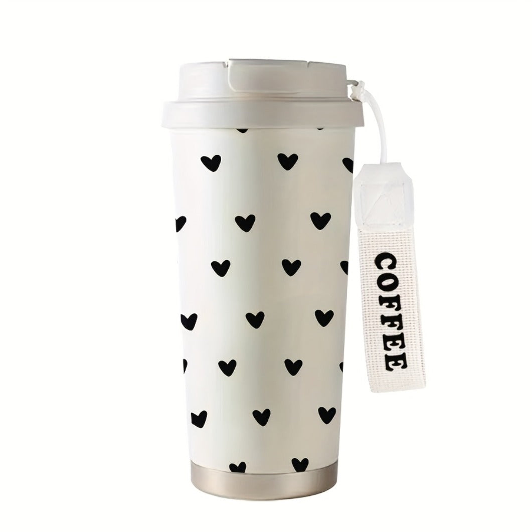 Black Heart Vacuum Insulated Tumbler