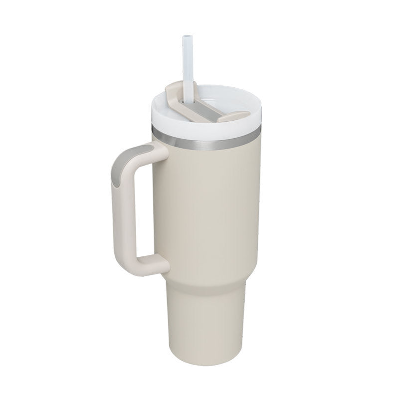 40oz Tumbler – Insulated Stainless Steel with Handle & Straw - Infinity Beautiful Boutique