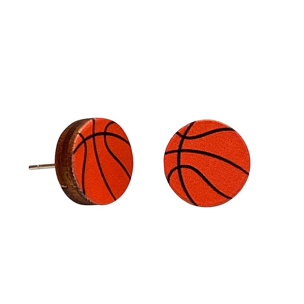 Basketball Stud Earrings #3094 - Infinity Beautiful Boutique