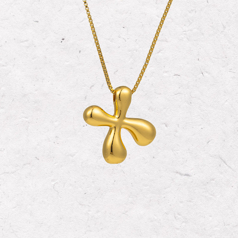 Gold Letter Initial Necklace – Statement Chain Jewelry