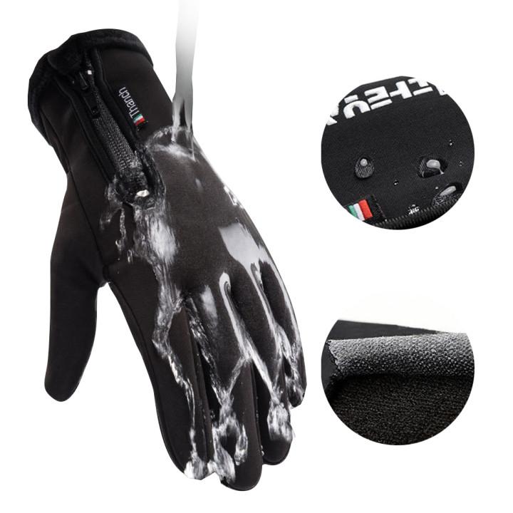 Winter Men Warm Gloves Touch Screen Waterproof Anti-slip Gloves - Infinity Beautiful Boutique