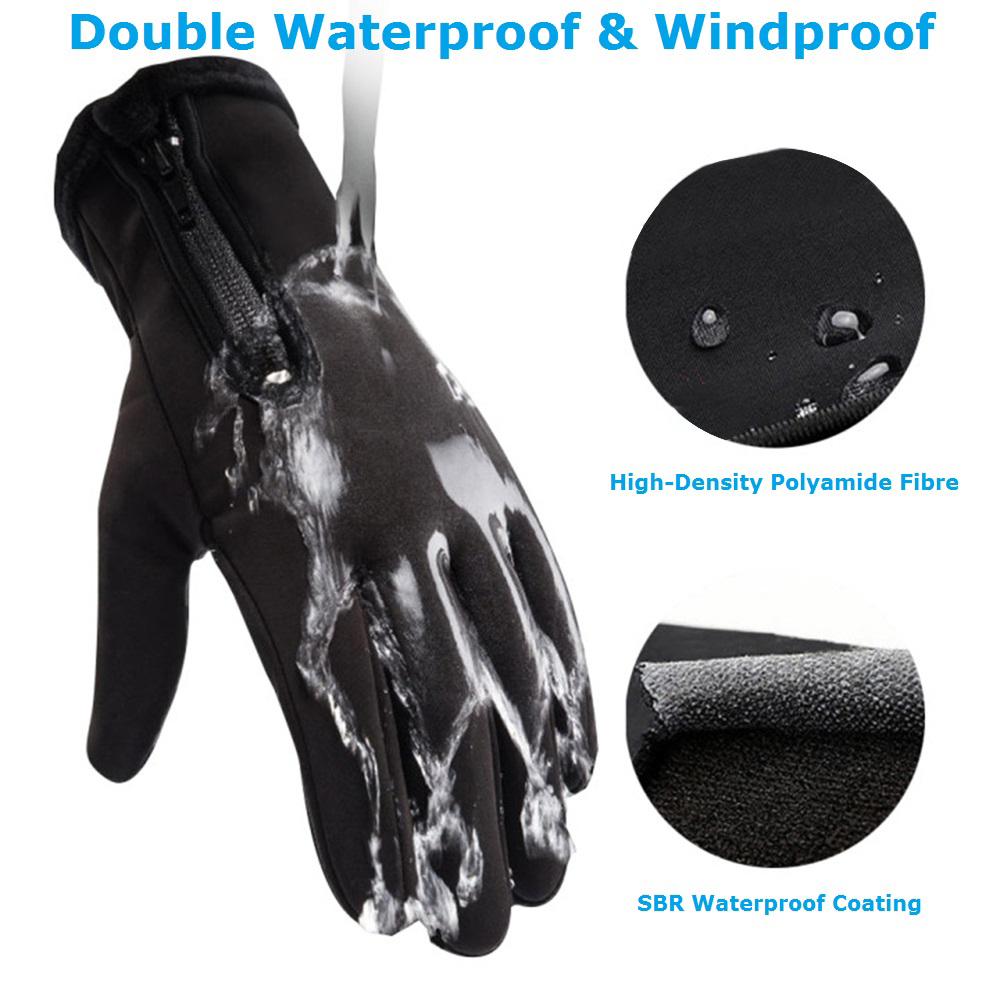 Winter Men Warm Gloves Touch Screen Waterproof Anti-slip Gloves - Infinity Beautiful Boutique
