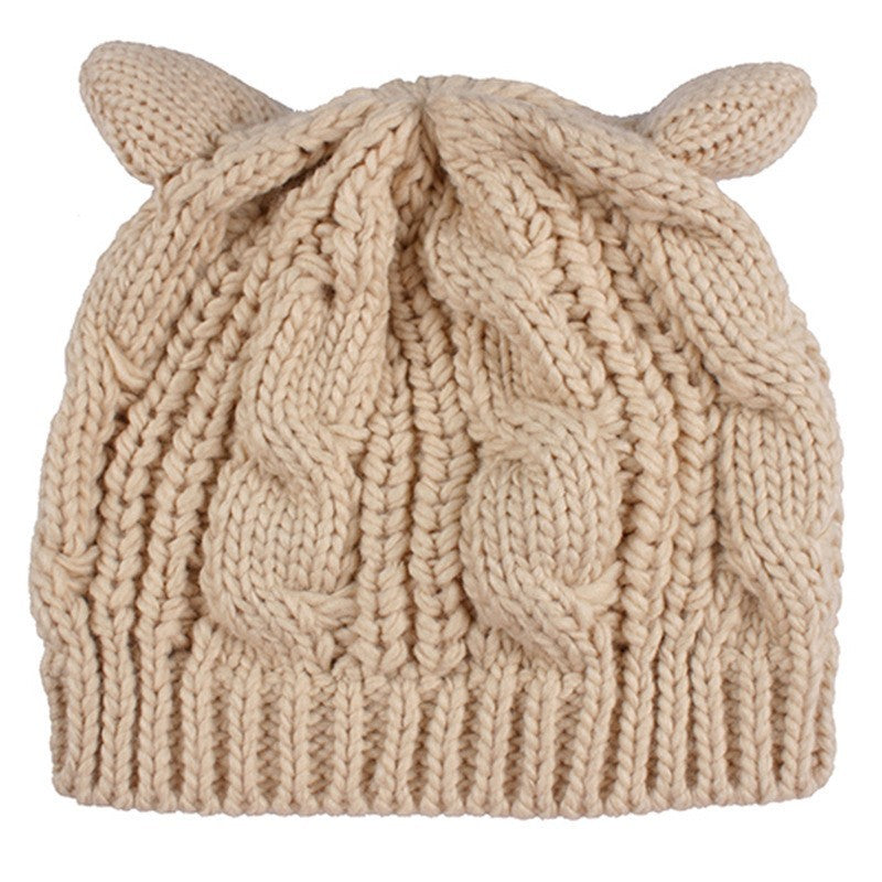 Infinity Beautiful Handmade 3D Cat Ear Beanie – Cute Knitted Winter Hat - Infinity Beautiful Boutique