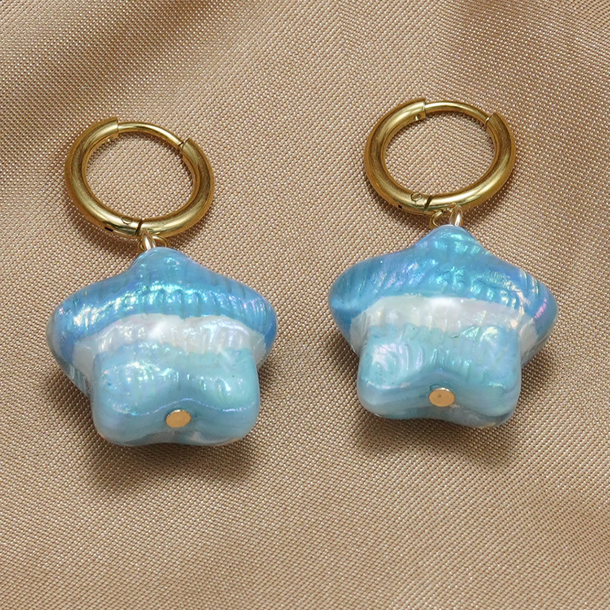 Infinity Beautiful 18K Gold Plated Star Pendant Necklace & Earrings Set - Infinity Beautiful Boutique