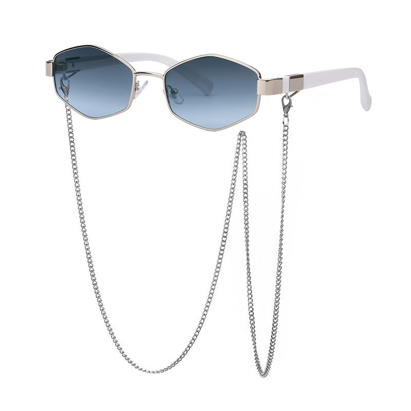 Infinity Beautiful Women’s Chain Sunglasses – Korean Style Fashion Eyewear - Infinity Beautiful Boutique