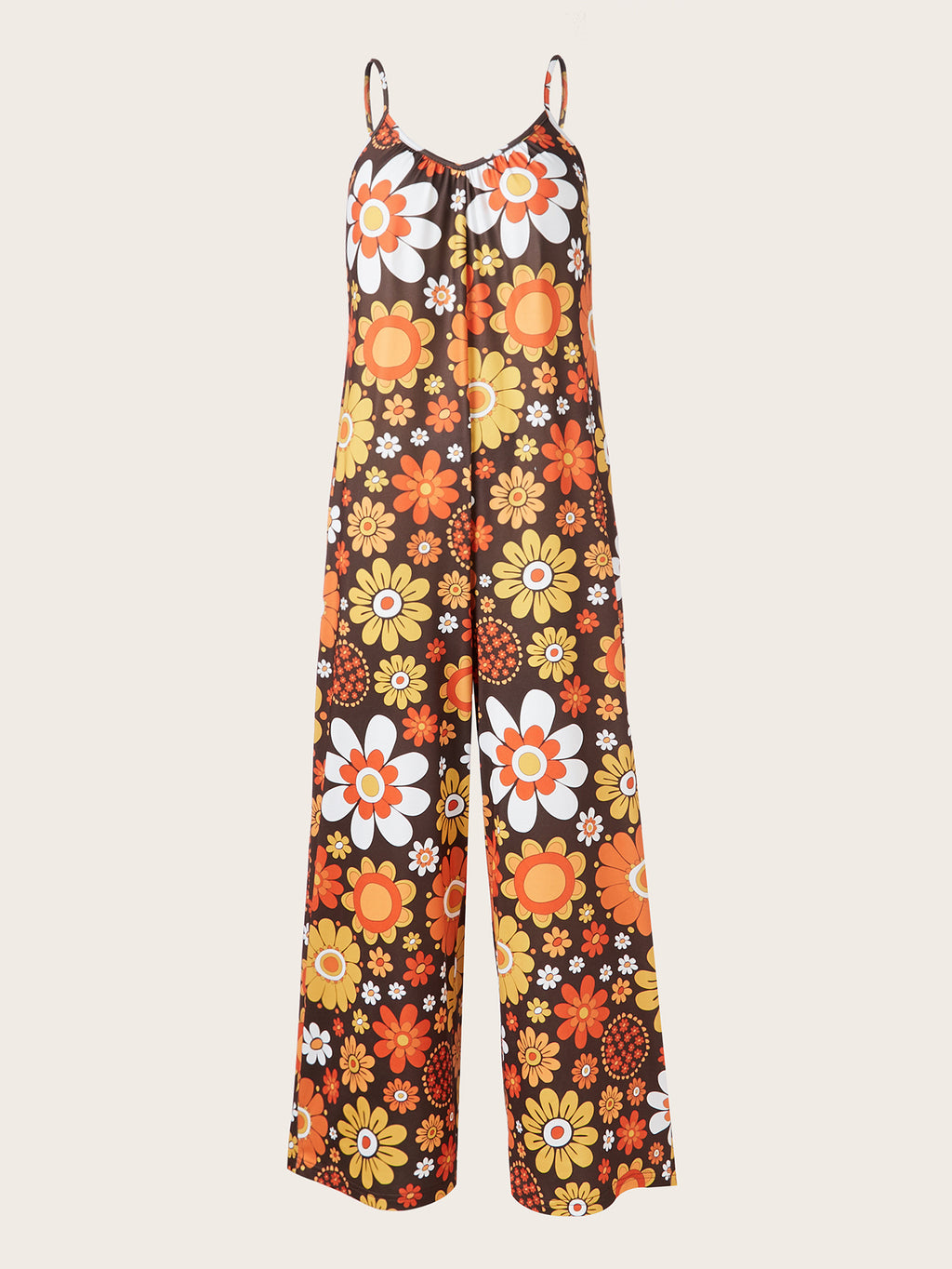 Infinity Beautiful Plus Street Style Jumpsuit – Allover Print with Relaxed Cami Fit - Infinity Beautiful Boutique