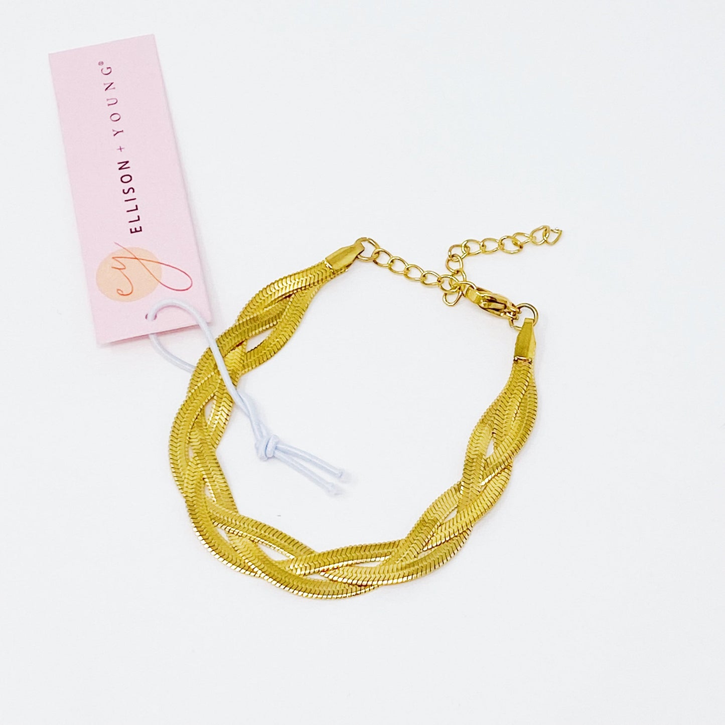 Infinity Beautiful Twisted Herringbone Chain Bracelet - Infinity Beautiful Boutique