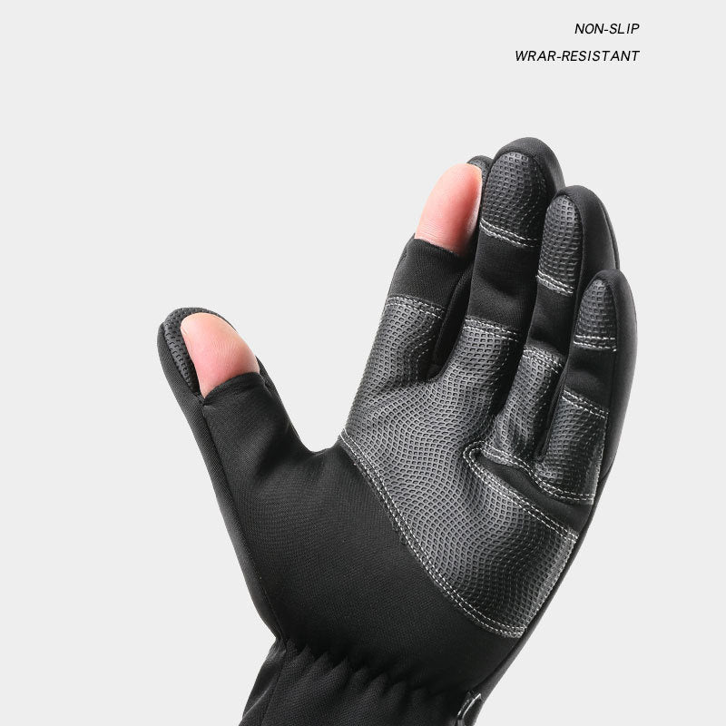 Opened-Finger Gloves Touchscreen Unisex Waterproof Windproof Warm Winter Gloves For Cycling Fishing Skiing - Infinity Beautiful Boutique