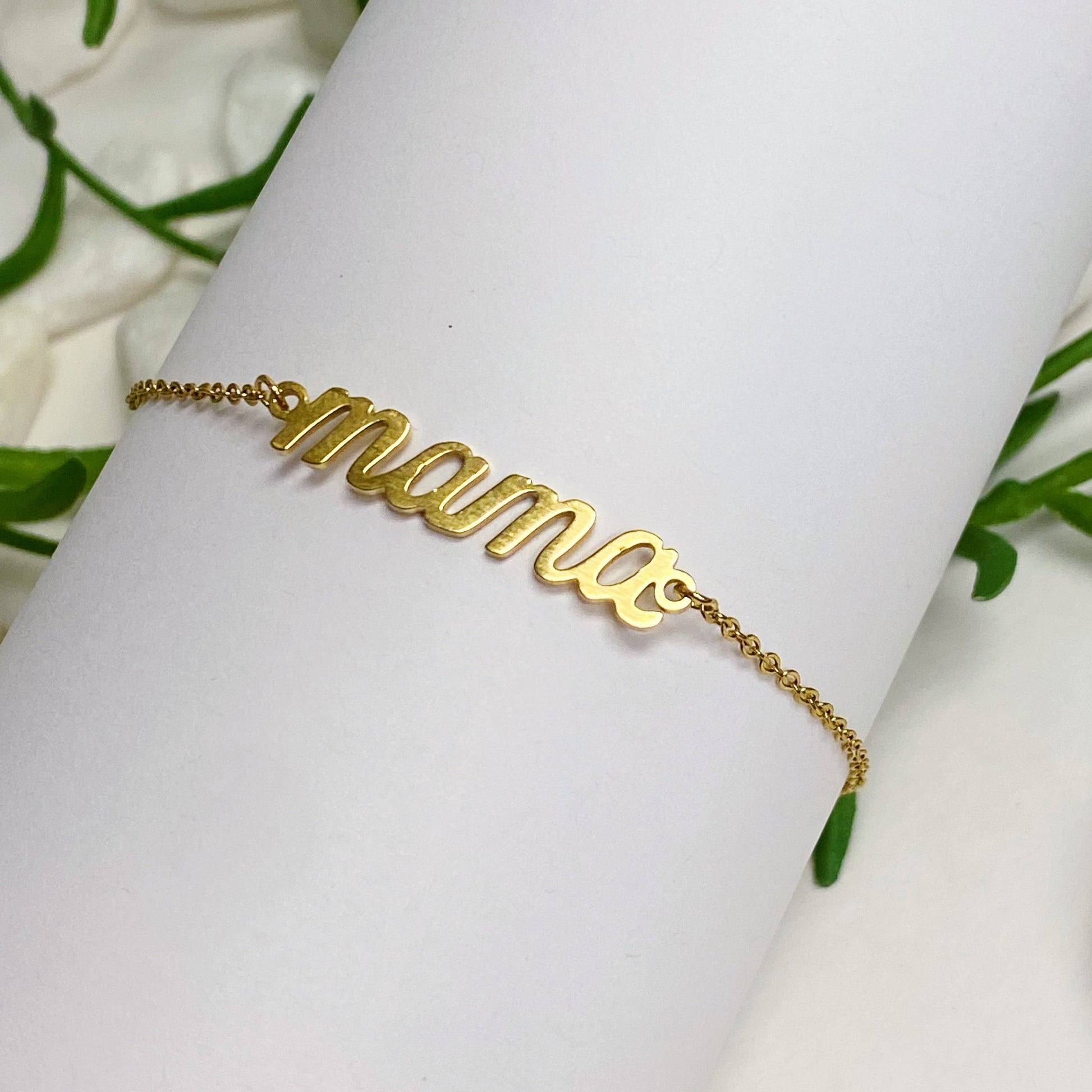 Mama Drawstring Bracelet - Infinity Beautiful Boutique