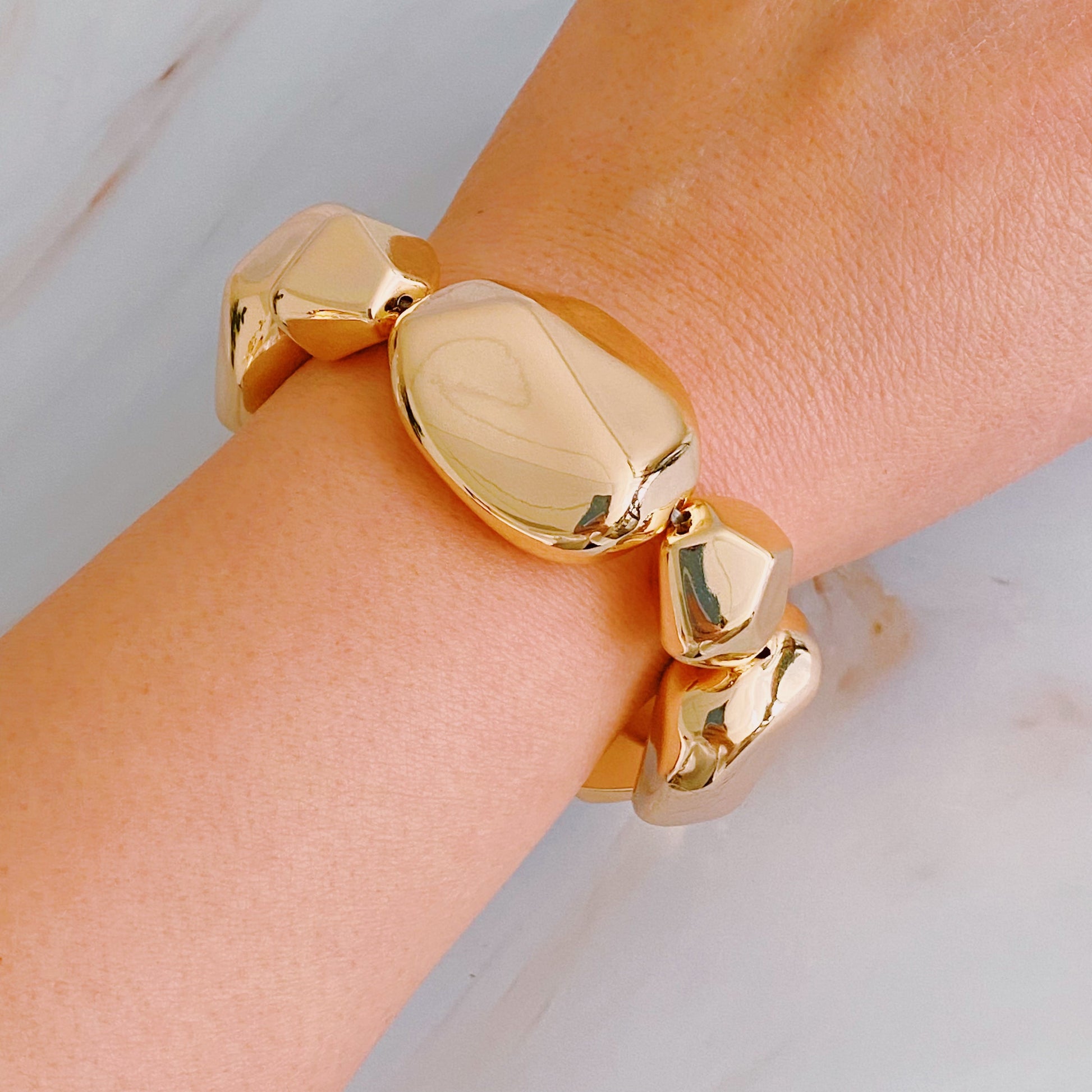 Infinity Beautiful Elegant Gold Stone Bracelet - Infinity Beautiful Boutique
