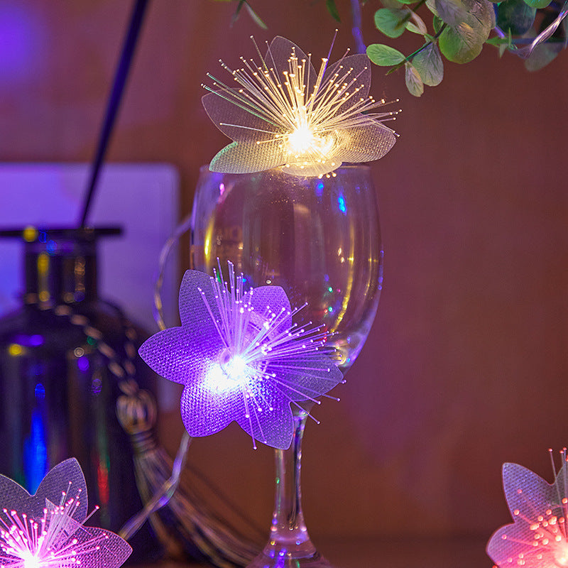 LED Optical Fiber Flower Light String Flashing Light Wedding - Infinity Beautiful Boutique