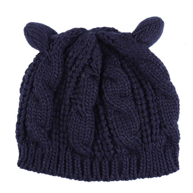 Infinity Beautiful Handmade 3D Cat Ear Beanie – Cute Knitted Winter Hat - Infinity Beautiful Boutique